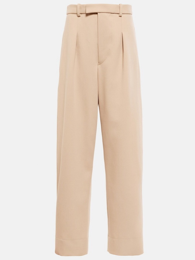 Wardrobe.Nyc - High-Rise Straight Wool Pants New Size Xs